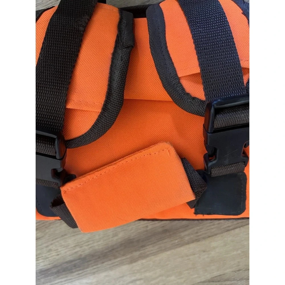 Aussie Naturals Dog Floatation Vest Blaze Orange Medium Pet Hunting Safety
